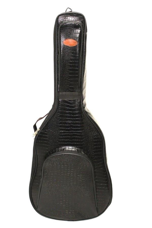 Donizetti Yüksel Korumalı Profesyonel 1. Sınıf  Deri Gigbag Elektro Gitar Kılıfı ( Ahşap Pena Hediye) Siyah - Image 1