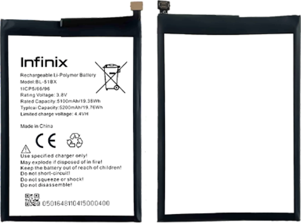 Tkgz İnfinix Smart 5 Batarya Pil (Orjinal) - Image 1