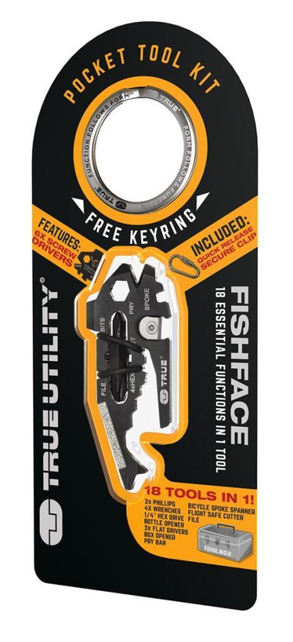 ​True Utility 206K Fishface 18 Fonksiyonlu Anahtarlık - Image 1