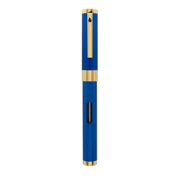 Diplomat D40504015 Nexus Mavi Altın Dolma Kalem, Medium 14K Altın Uç - Image 1