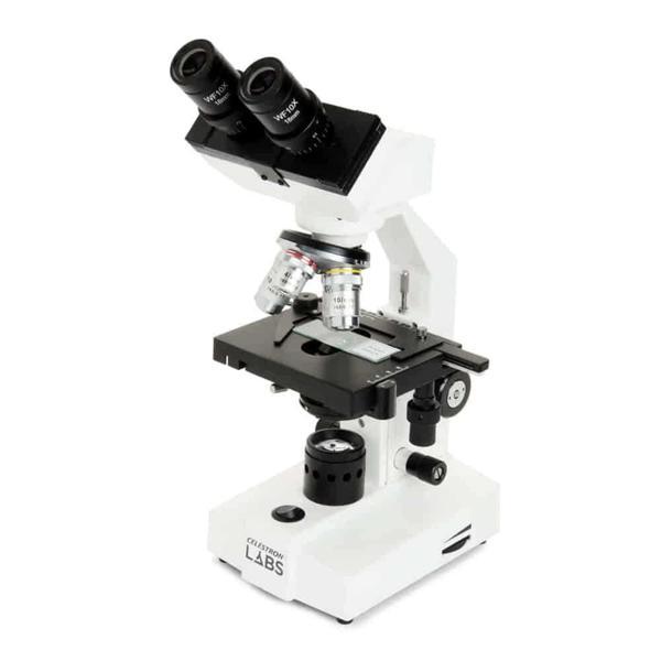 Celestron Labs CB1000CF Mikroskop - 1000x Zoom - Ayarlanabilir LED Işık - Binoküler Başlık - Image 1