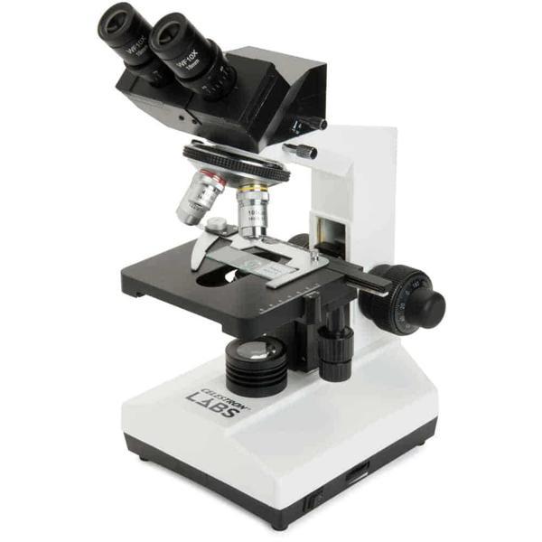 Celestron Labs CB2000C Trinoküler Bileşik Mikroskop – 40x-2000x Büyütme, Hazır Preparatlı, Kamera Uyumlu - Image 1