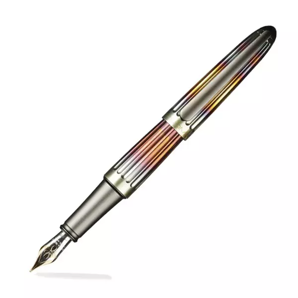 ​​​​​​​​​​​Diplomat D40309015 Aero Flame Dolma Kalem, Medium 14K Altın Uç - Image 1