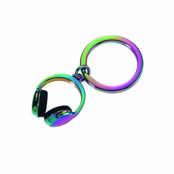 Troika Headphone Renkli Metal Anahtarlık - Image 1
