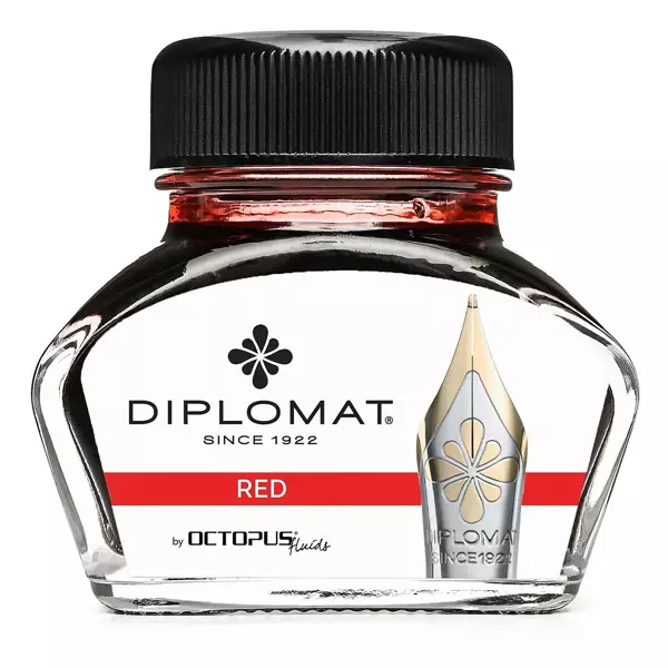 ​​​​Diplomat D41001005 30ml Kırmızı Mürekkep - Image 1