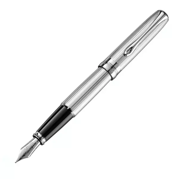 ​​Diplomat D40207025 Excellence A2 Guilloche Krom Dolma Kalem, Medium Uç - Image 1