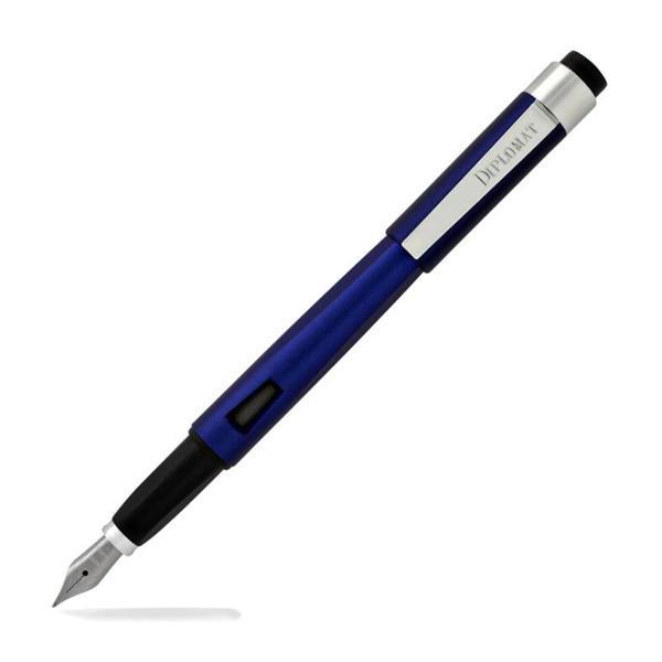 ​​Diplomat D40904028 Magnum Soft Touch Lacivert Dolma Kalem, Bold Uç - Image 1