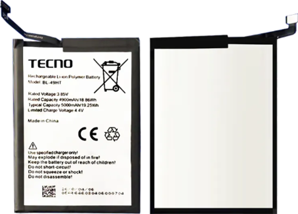Tkgz Tecno Camon 16 Batarya Pil (Orjinal) - Image 1