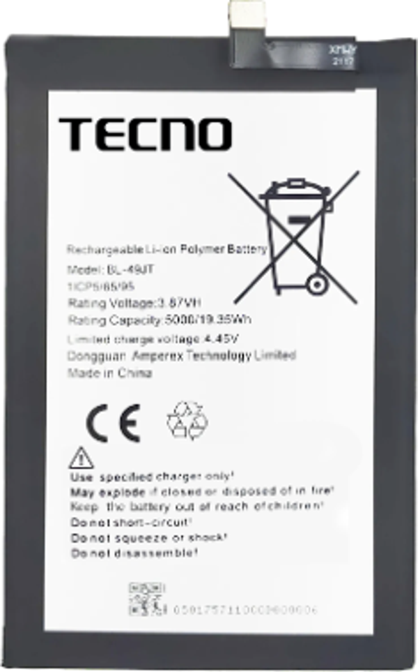 Tkgz Tecno Camon 18 Batarya Pil (Orjinal) - Image 1