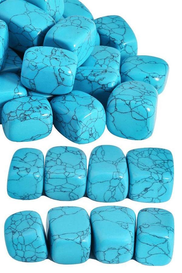 Sertifikalı Tamburlanmış Doğal Firuze Taşı Kütle Parça - Image 1