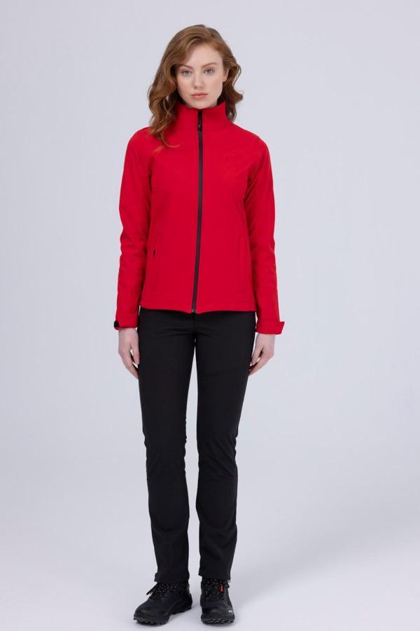 2AS Bianca İnce Softshell Kadın Ceket Kırmızı - Image 1