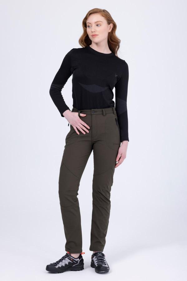 2AS Bosie İnce Softshell Kadın Pantolon Haki - Image 1