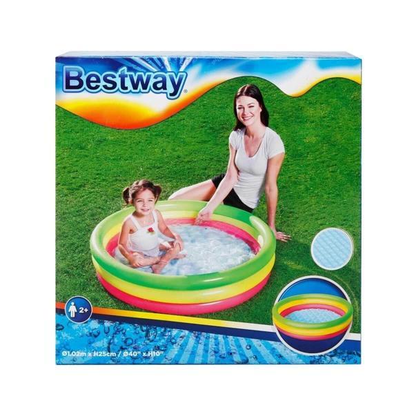Bestway 3 Bölmeli Çocuk Havuzu 102x25 Cm 51104 - Image 1