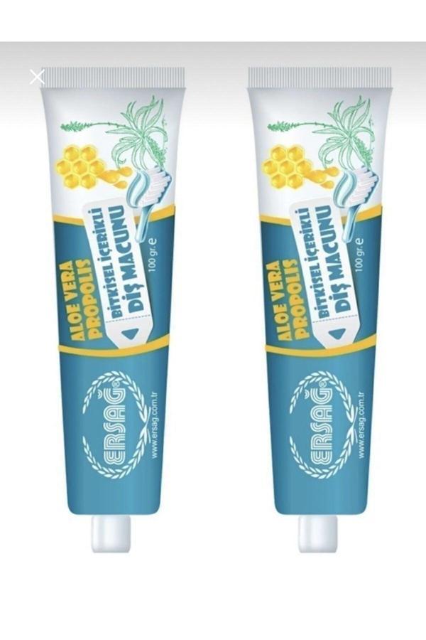 Diş Macunu aloevera&propolisli florürsüz 100 ml 2 adet - Image 1