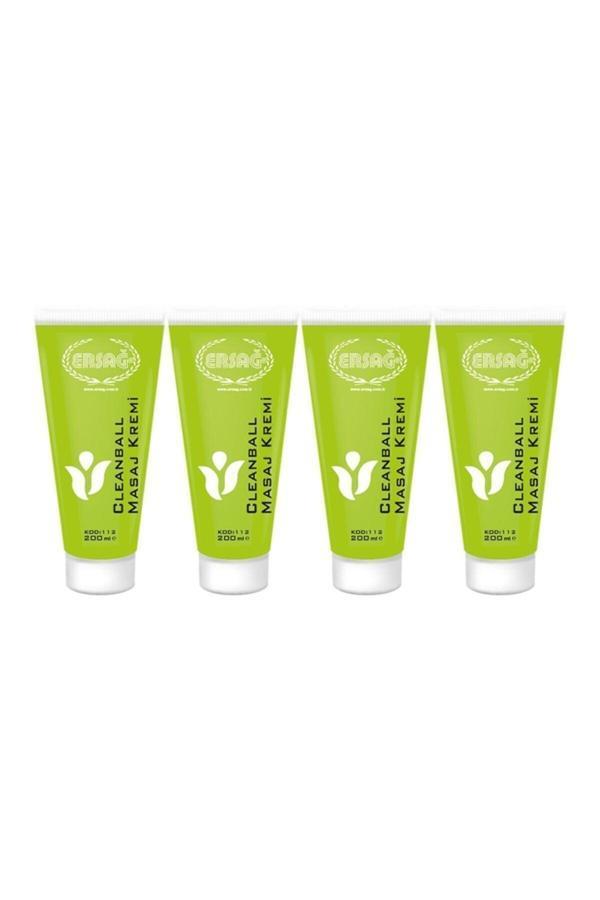 Clean Ball Masaj Kremi 200 ml X 4 Adet - Image 1