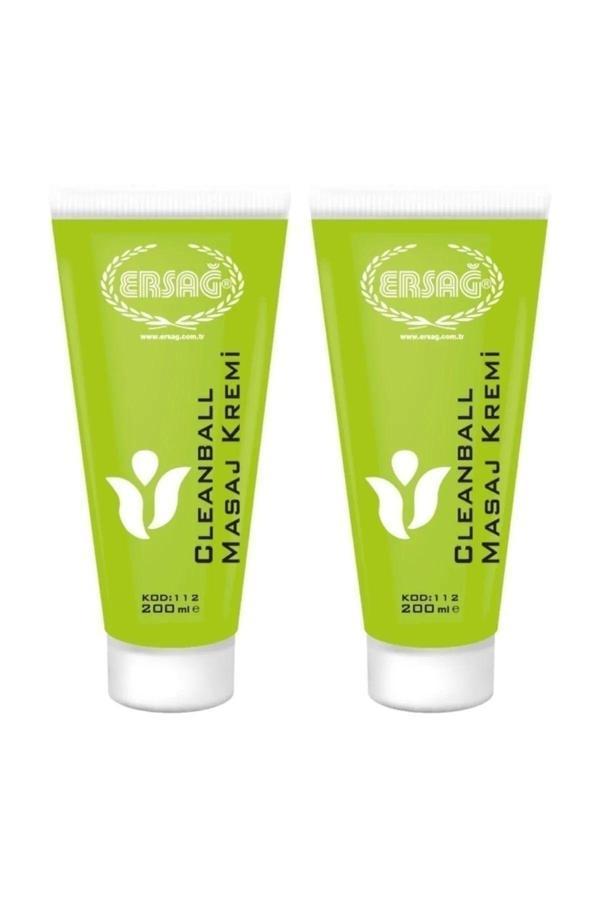 Ersağ Clean Ball Masaj Kremi 2x200 ml - Image 1