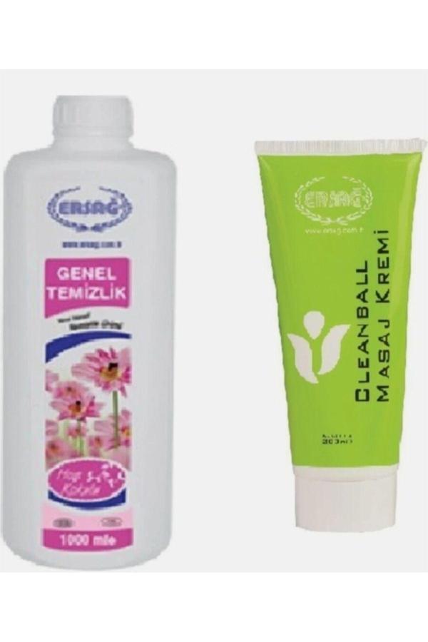 ERSAĞ GENEL TEMİZLİK + CLEANBALL MASAJ KREMİ 200 ML - Image 1