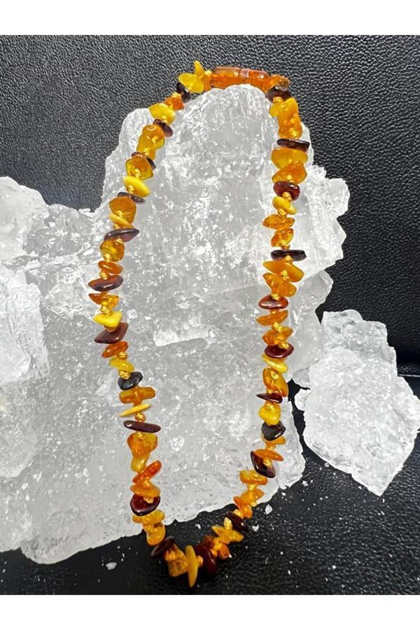 Sertifikalı Orijinal Kehribar Bebek Kolyesi - Image 1