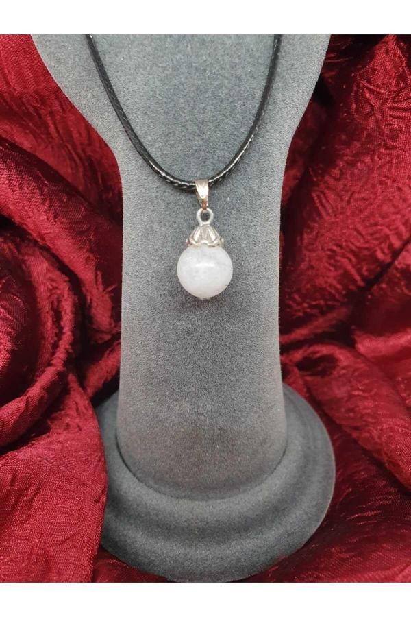 Aytaşı Doğal Taş Kolye Orijinal Doğal Taş Zincir Dahil - Image 1