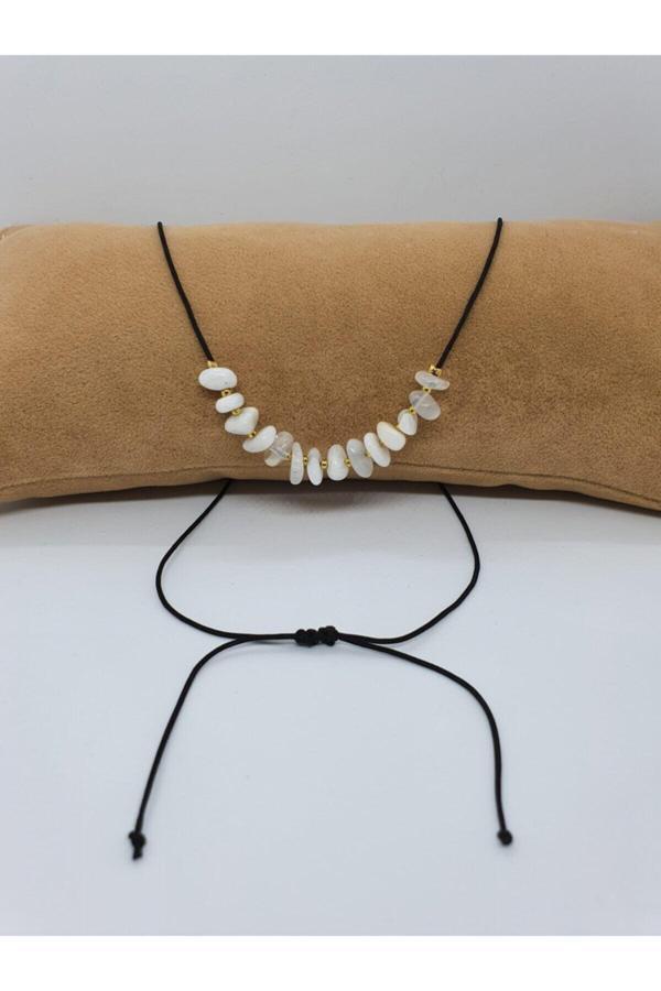 Sertifikalı Aytaşı Doğal Taş Tasarım Kolye Ayarlanabilir Orijinal Doğal Taş Çok Fonksiyonlu Kolye - Image 1