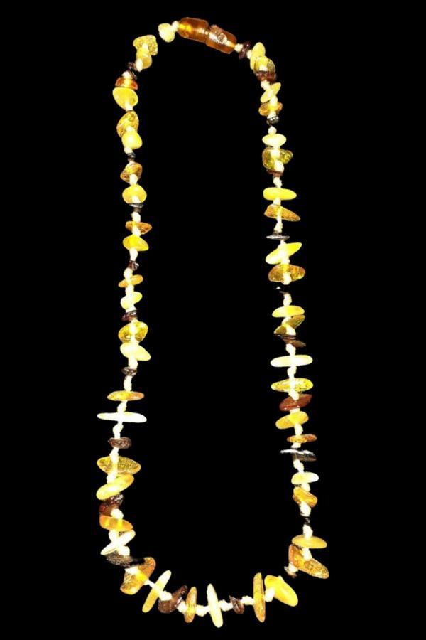 Sertifikalı Bebek Diş Kolyesi Multicolor Kehribar - Image 1