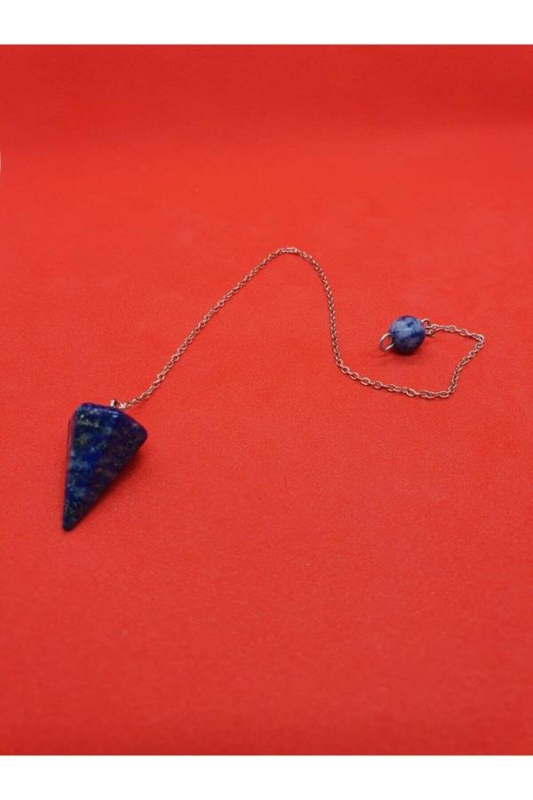 Doğal Lapis Lazuli Doğal Taş Pandül - Image 1