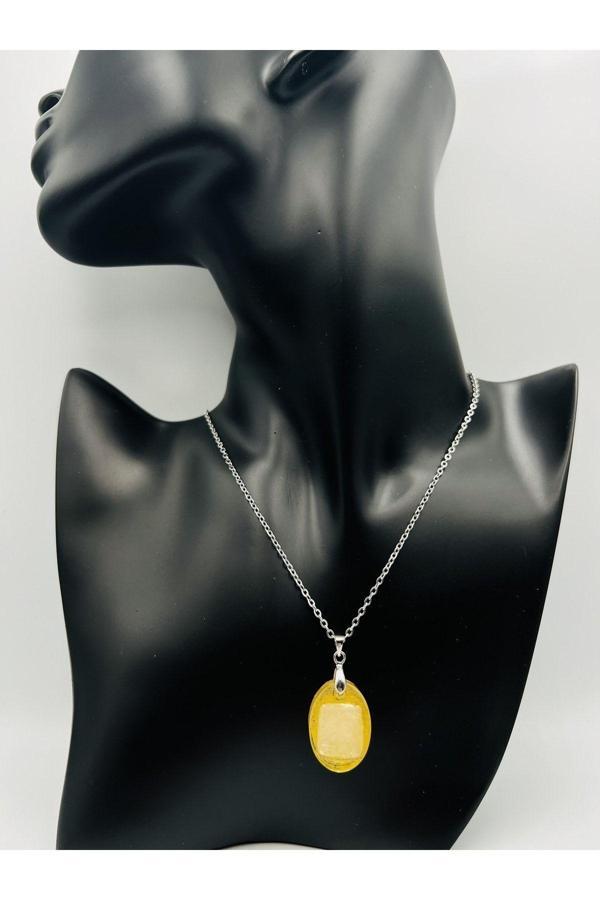 Doğal Taş Epoksi Kolye - Image 1