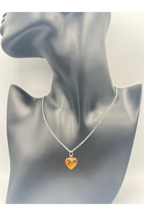 Sertifikalı Kehribar Kolye Aaa Kalite Minimal Sevenlere - Image 1