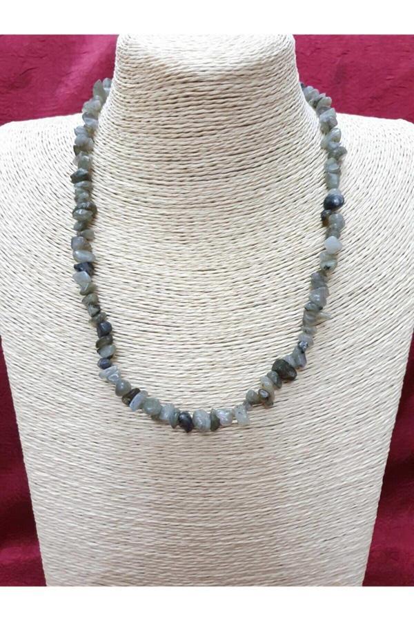 Unisex Doğal Taş Kırıktaş Kolye - Image 1