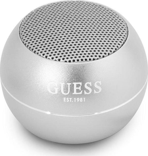 Guess Mini Bluetooth ses topu bombası Speaker Alüminyum Alaşım Gövde Tasarımlı Hoparlör Portable Gri - Image 1