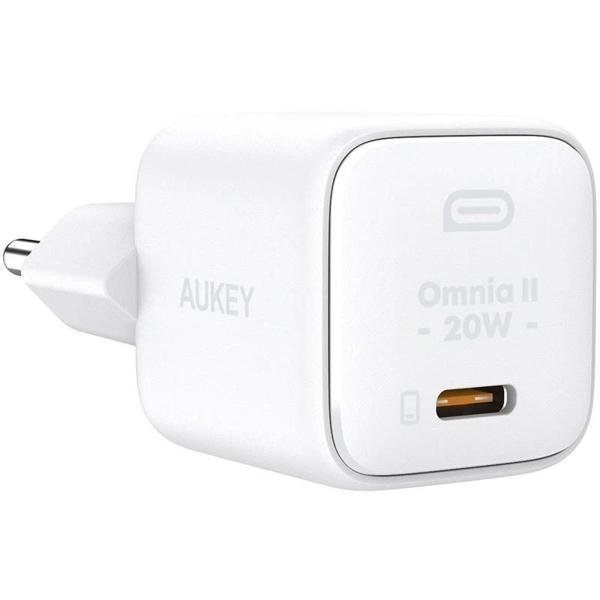 ONTECH - Aukey Pa-b1t-wh 20w Omnia Iı Mini Gan Pd Qc 3.0 Type C Hızlı Şarj Adaptörü - Image 1