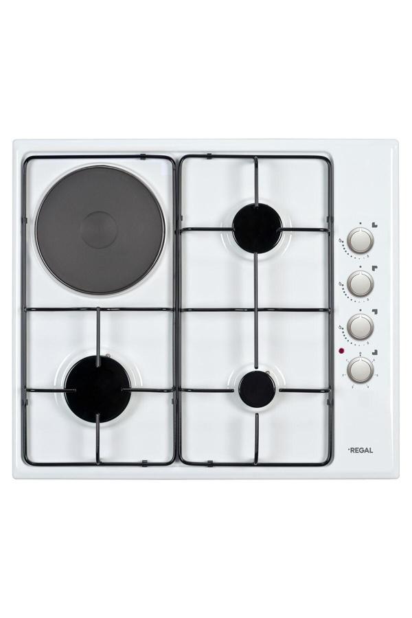 Regal Ao 6030 B Tek Gözü Elektrikli Beyaz Ankastre Ocak - Image 1