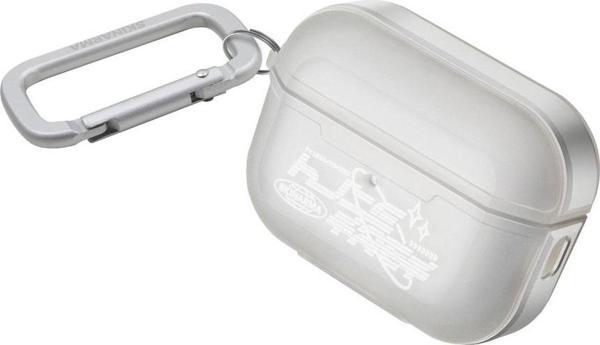 Skinarma Airpods Pro 2 Uyumlu Orjinal Lisanslı Kılıf Transparan Mat Tasarım Kinzoku Kılıf Beyaz - Image 1