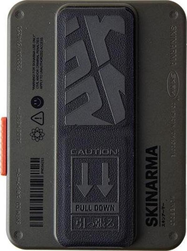 Skinarma Standlı PU Deri Kartlık Spunk Serisi Standlı Kimlik&Ehliyet&Kredi Kartı Kartlığı Haki - Image 1