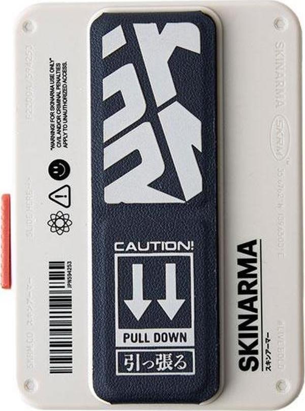 Skinarma Standlı PU Deri Kartlık Spunk Serisi Standlı Kimlik&Ehliyet&Kredi Kartı Kartlığı Krem - Image 1