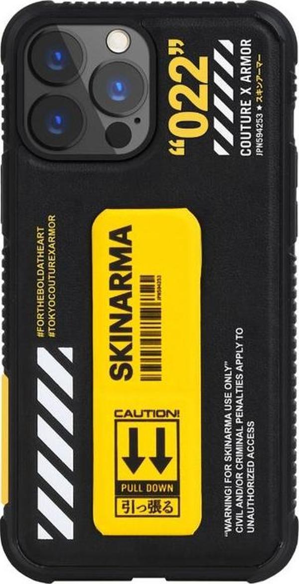 Skinarma iPhone 13 Pro Max Uyumlu Orjinal Lisanslı Kılıf Standlı Deri Görünümlü Shingoki Kapak - Image 1