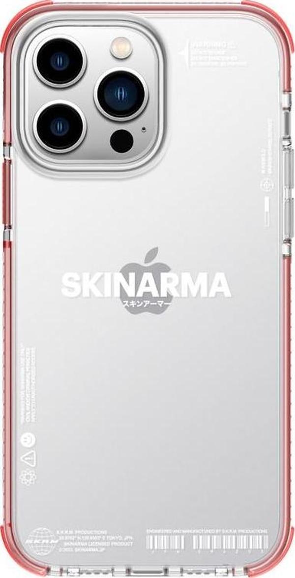 Skinarma iPhone 14 Pro Max Uyumlu Orjinal Lisanslı Kılıf Şeffaf Airbag Tasarımlı Iro Kapak - Image 1