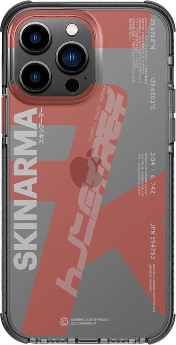Skinarma iPhone 14 Pro Max Uyumlu Orjinal Lisanslı Kılıf Şeffaf Airbag Tasarımlı Raku Kapak - Image 1