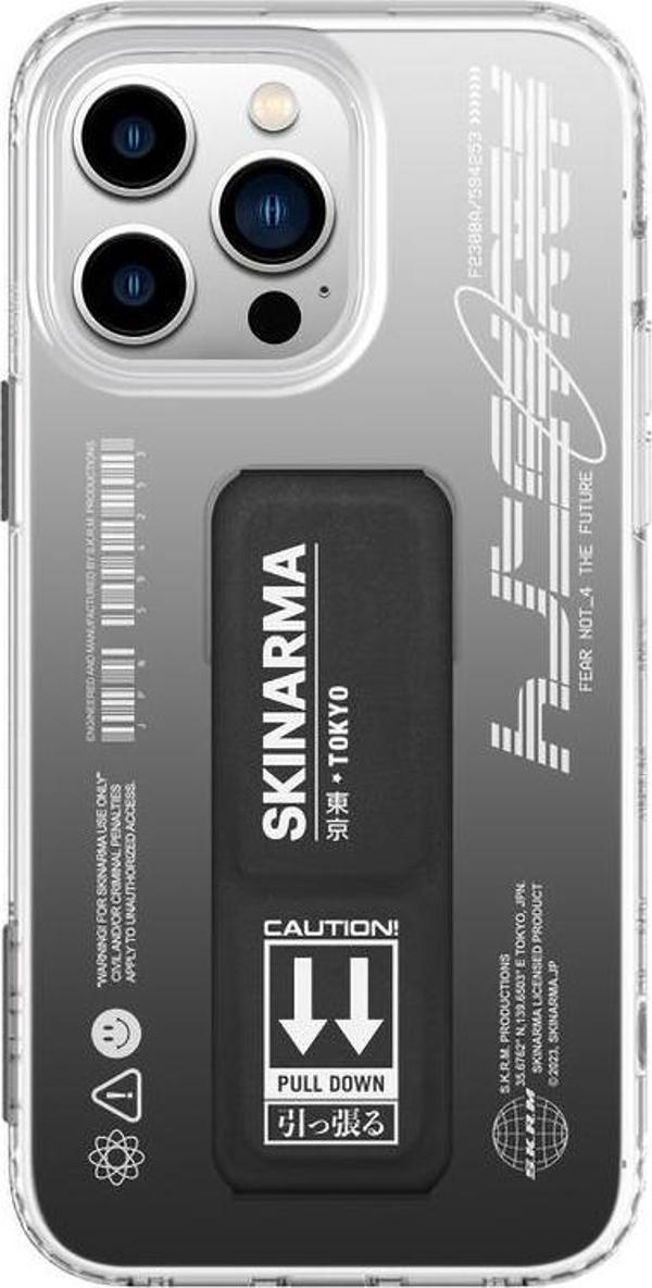 Skinarma iPhone 14 Pro Max Uyumlu Orjinal Lisanslı Kılıf Standlı Şeffaf Tasarımlı Taihi Kobai Kapak - Image 1