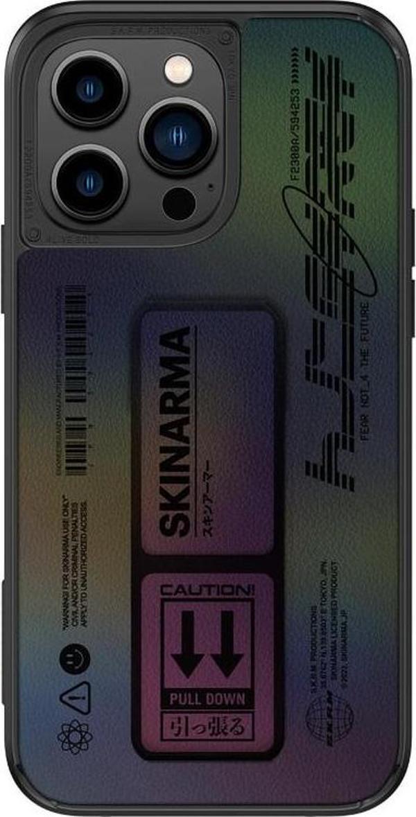 Skinarma iPhone 14 Pro Uyumlu Orjinal Lisanslı Kılıf Standlı Deri Görünümlü Kira Kobai Kapak - Image 1