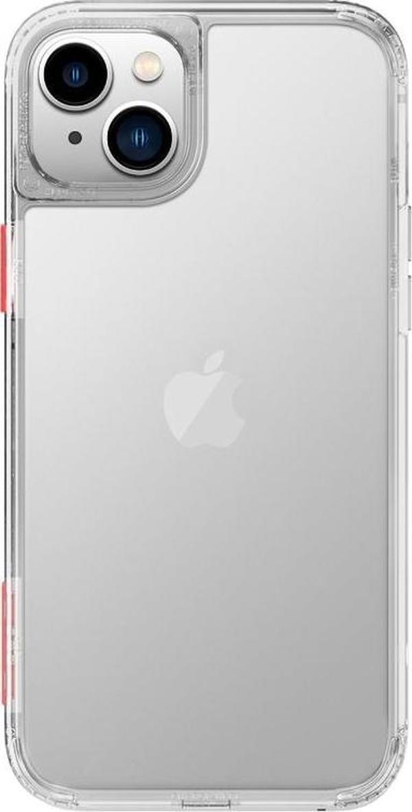 Skinarma iPhone 14 Uyumlu Orjinal Lisanslı Kılıf Şeffaf Airbag Tasarımlı Saido Kapak - Image 1