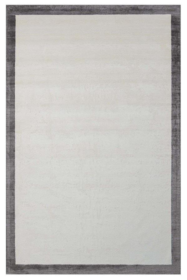 Halinet 3S Krem Çerçeveli %100 Natural And Viskon Makine Halısı - Image 1