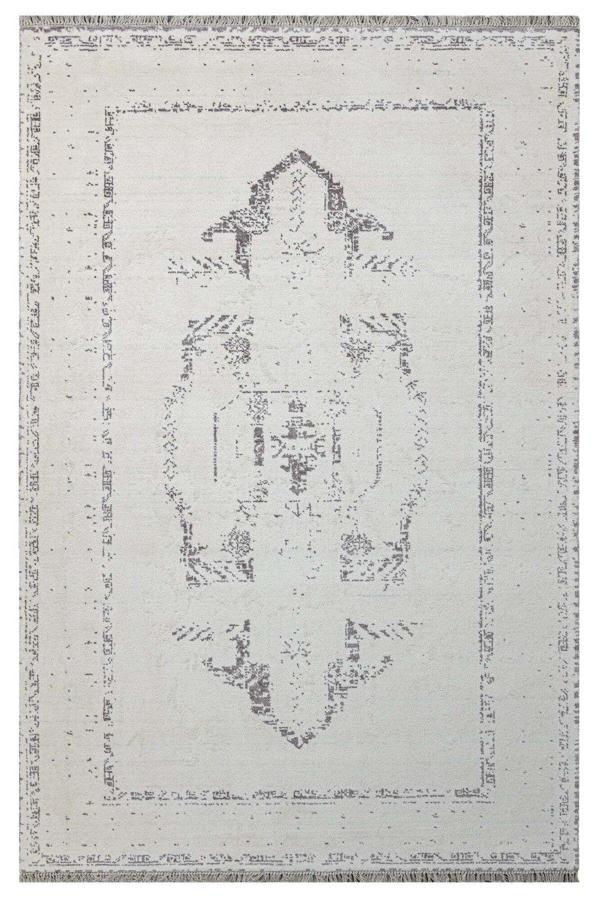 Bespoky 3S Krem Klasik %100 Natural And Viskon Makine Halısı - Image 1