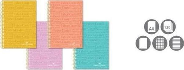 Faber-Castell Defter Typo Plastik Kapak Çizgisiz 120 Yaprak 5075000044 - Image 1