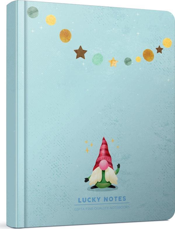 Gıpta Lucky Notes İplik Dikişli Sert Kapak Not Defteri 15X15Cm 120 Yaprak Çizgisiz 6249 (Karışık Renk 1 Adet) - Image 1
