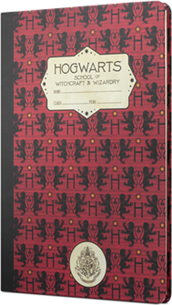 Mabbels Harry Potter Hogwarts Gryffindor Sert Kapak ButikNot Defteri Kırmızı 80 Yaprak Çizgisiz 15X21Cm Dft-388159 - Image 1