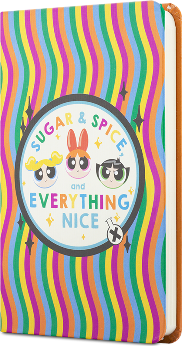 Mabbels The Powerpuff Girls Sert Kapak Mini Not Defteri Everything Nice Turuncu 80 Yaprak Çizgisiz 9X14Cm Dft-388319 - Image 1
