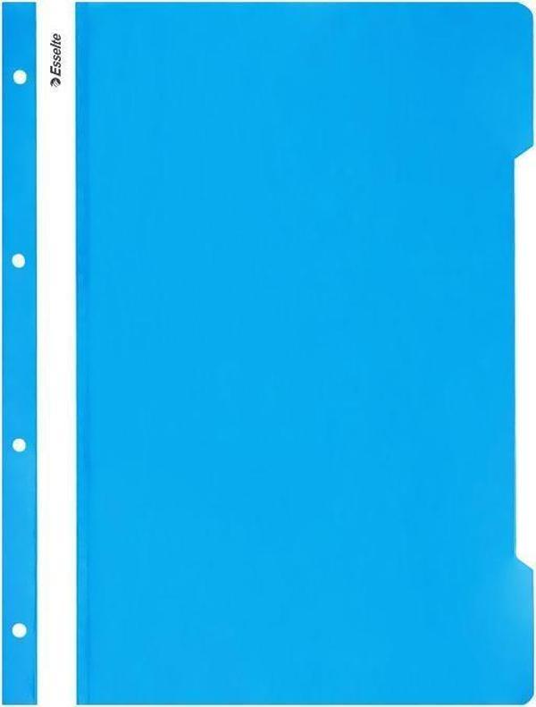 Esselte Telli Dosya Plastik A-4 Açık Mavi 50 Li 4199 (1 Paket 50 Adet) - Image 1