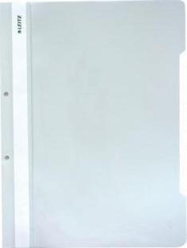 Leitz 4189 Telli Dosya A-4 Plastik Beyaz 50 Li (1 Paket 50 Adet) - Image 1