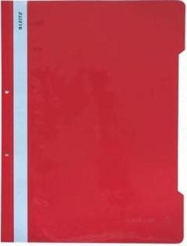 Leitz 4189 Telli Dosya A-4 Plastik Kırmızı 50 Li (1 Paket 50 Adet) - Image 1